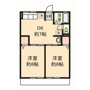 サンハイム伊勢A【1階】の間取り