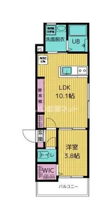 レジデンスCHAYAMACHI【2階】の間取り