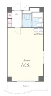 レジデンス西麻布【3階】の間取り