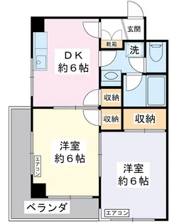 フェリーゼ舞浜【2階】の間取り