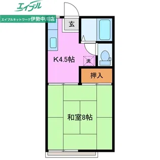 AKATSUKI maison垂水【2階】の間取り