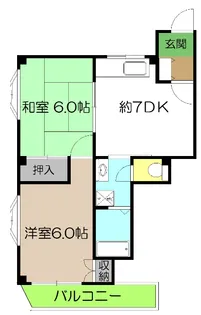 ビアスナワテ【2階】の間取り