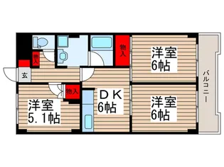 ポルシェ朝霞台【1階】の間取り