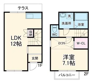 マザーリーフAの間取り
