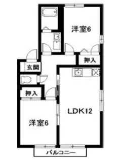 サニーコート【2階】の間取り