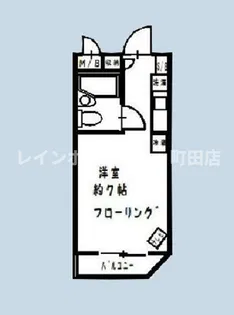 ポケットハイツ本厚木【1階】の間取り