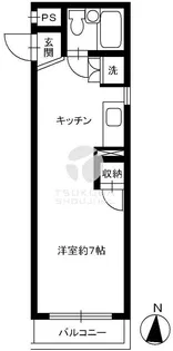 イトウビル神楽坂【2階】の間取り