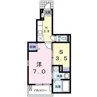 エミネンス・クレストII【1階】の間取り