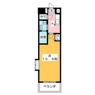 サンシティ南【2階】の間取り