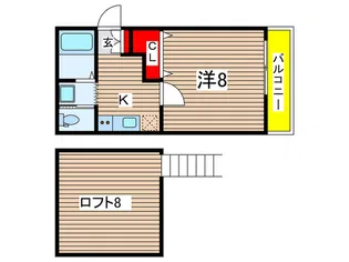 Belle Couleur【2階】の間取り