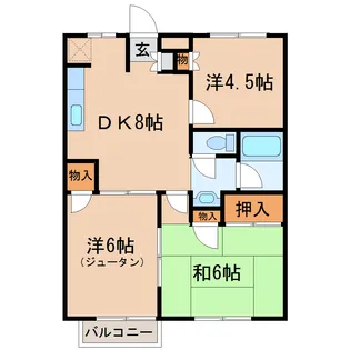 アーバンヒルズ21【2階】の間取り