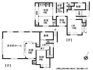 島根県浜田市三隅町西河内【一戸建】の間取り