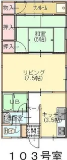 ミッキーハウスII【1階】の間取り
