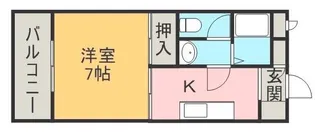 クレセントハイム【1階】の間取り