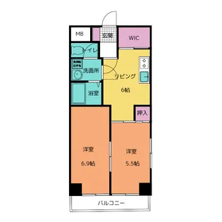 TIARA小杉【3階】の間取り
