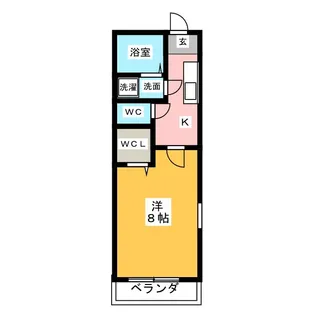プラムエイト【2階】の間取り