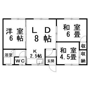 豊ハイツ【1階】の間取り