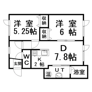 リーフ【1階】の間取り