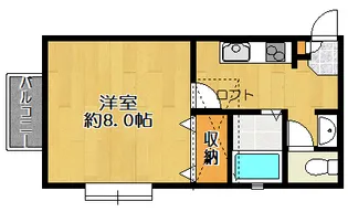 プリマベーラK【1階】の間取り