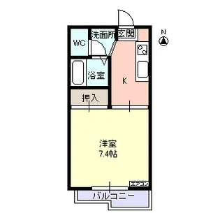 セレソ リヴァージュ【2階】の間取り