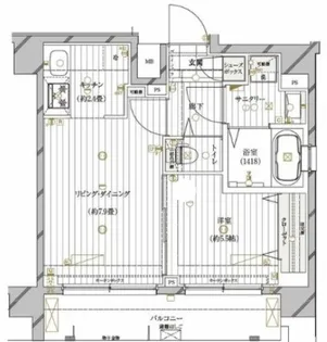 東京都中野区野方1【マンション】の間取り