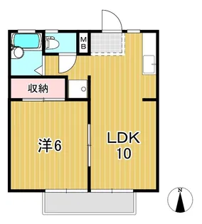 メゾン澤畑【2階】の間取り