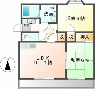 サクセス【4階】の間取り