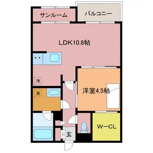 Via LatteaIII【3階】の間取り