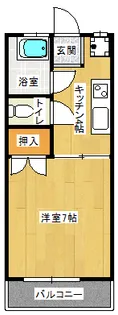 サンモアハイム【2階】の間取り