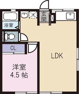 シティハイムマリモ【1階】の間取り
