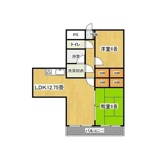 メゾン・グランシャリオ【2階】の間取り