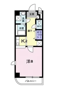 ニューメゾン森安【4階】の間取り