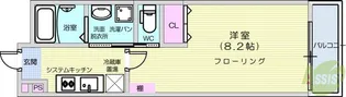 アリュール愛宕橋【3階】の間取り