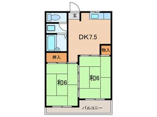 ハイムM2【3階】の間取り