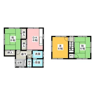 静岡県藤枝市下藪田【一戸建】の間取り