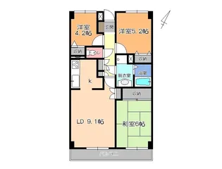 ロイヤルレザン【1階】の間取り