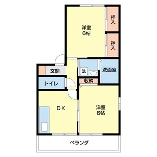 ルイースト・アーク【2階】の間取り