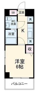 1Kの間取り画像