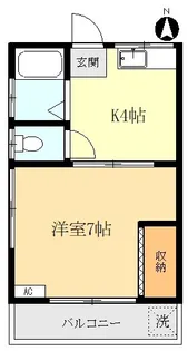 コーポ第二フクジュ【2階】の間取り