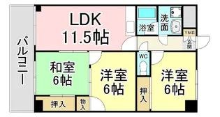 ギャラン中井【5階】の間取り