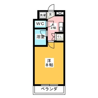 コンフィデンス本山【3階】の間取り