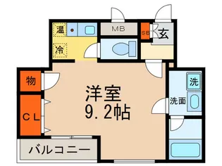 フィーブルサカエ【6階】の間取り