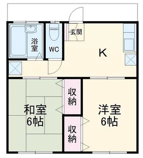 いずみ荘A【2階】の間取り
