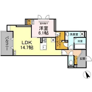 Ds LIEN A【3階】の間取り