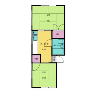 コーポ恵【2階】の間取り