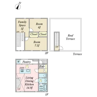 カトリエームの間取り