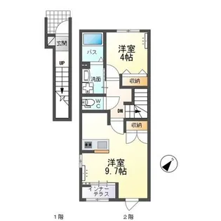 MKB-II(エムケービー ツー)【2階】の間取り