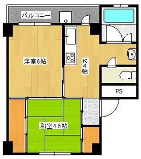 ユートピア原口【2階】の間取り