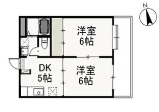 ベル・エポック B【1階】の間取り