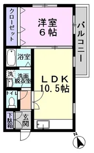 ラフィーヌ・フォー【2階】の間取り